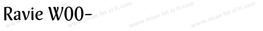 Ravie W00字体转换